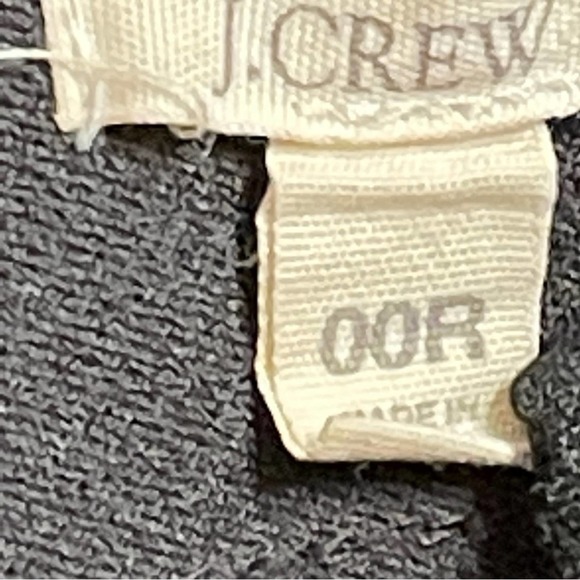 J.Crew Dark Gray Charcoal Stretch Pixie Pants 00R - Picture 3 of 3